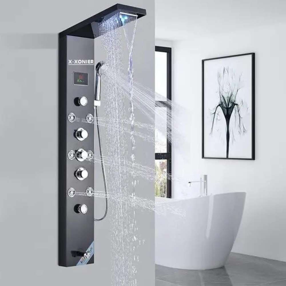 X-XONIER 304 SS Shower 6-in-1 Panel