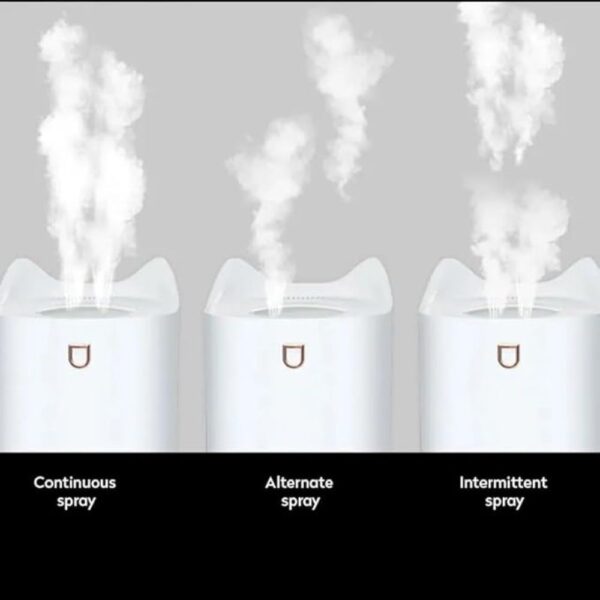 X-XONIER® Cool Mist Humidifier, 3L Capacity, LED Light Ring, 360° Nozzle, Auto Shut-Off, Ultrasonic Operation