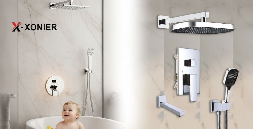 Best Concealed shower mixer set| Premium designs by X-Xonier